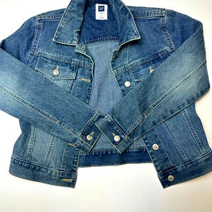 GAP Jean Jacket Button Up Womens Size Large